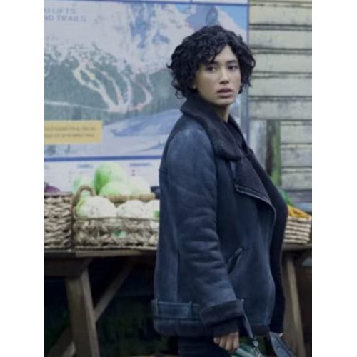 Upload Season 2 Nora Antony Shearling Jacket